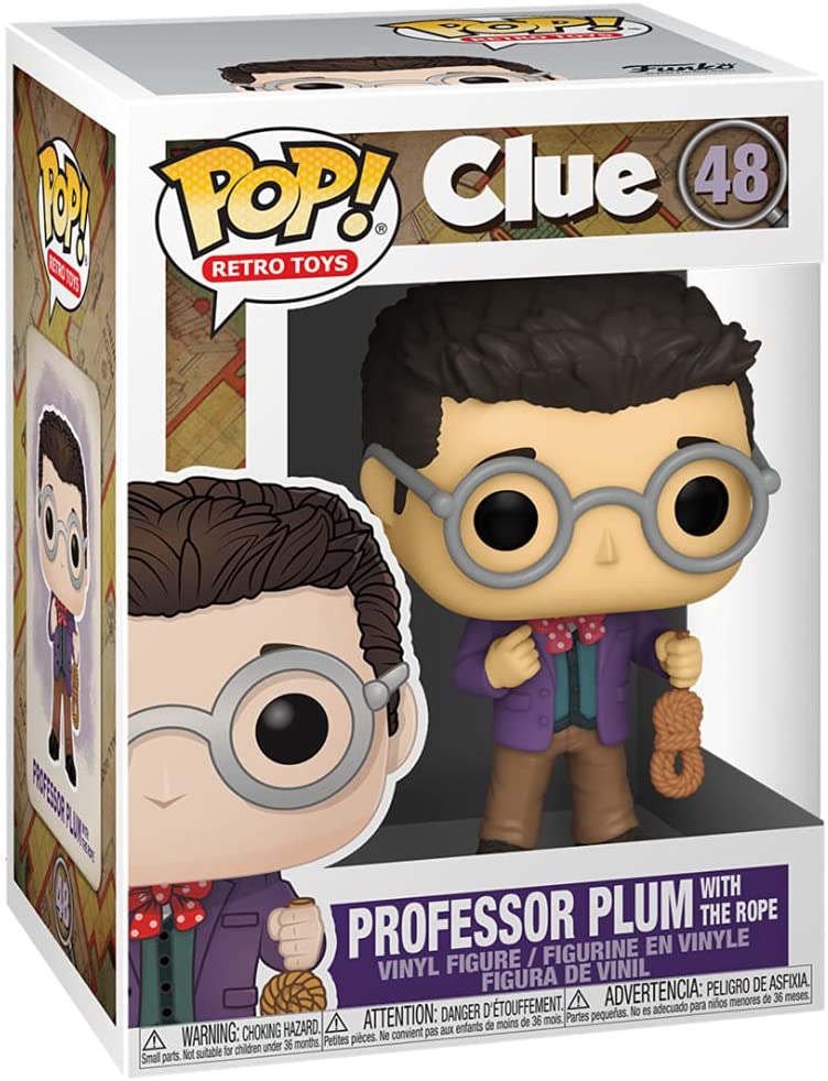 Clue Professor Plum Funko 51450 Pop! Vinile #48