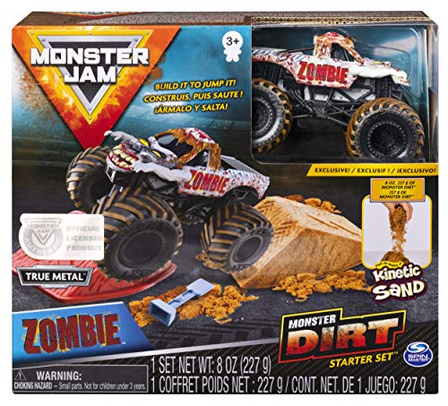 Monster Jam, Zombie Monster Dirt Starter Set, Featuring 8oz of Monster Dirt & Of