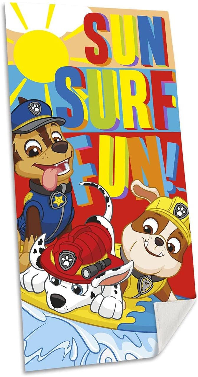 Paw Patrol Cotton Towel 140 x 70 Sun Surf Fun