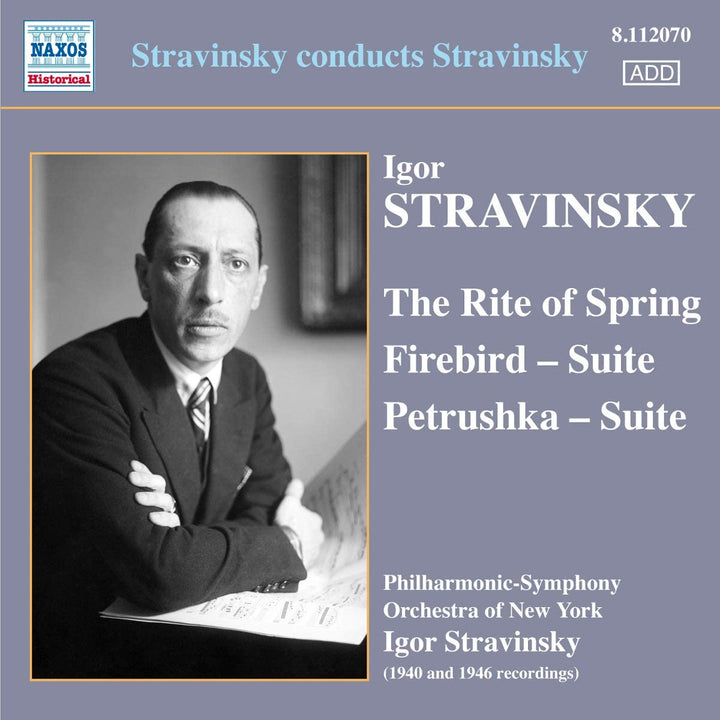 Strawinsky: Ballets (Rite Of Spring/ Firebird) (Naxos Historical: 8112070) [Audio CD]