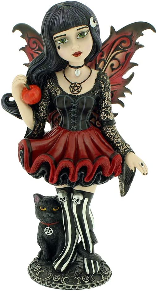 Nemesis Now Hazel Fairy Figur, 16 cm, Rot, Kunstharz