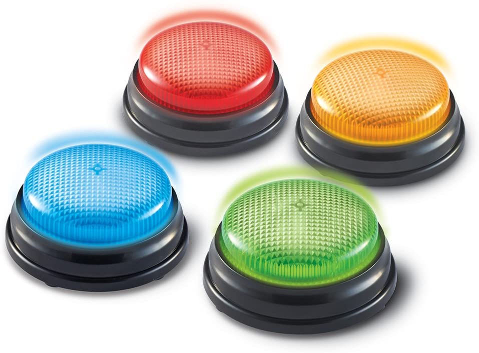 Learning Resources Lights and Sounds Buzzer, 4er-Set