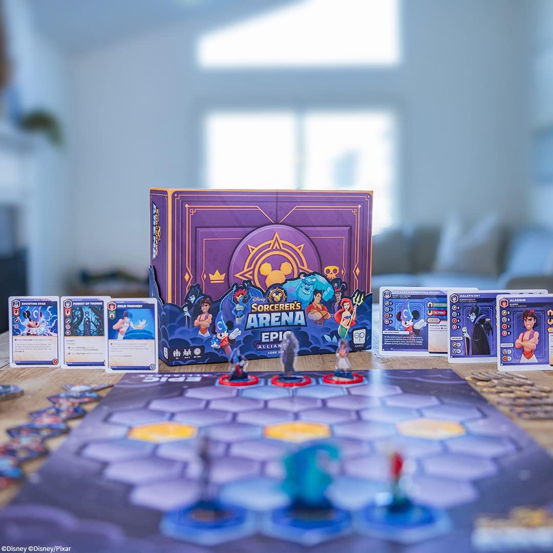 Disney Sorcerer's Arena: Epic Alliances Grundset | Strategie-Brettspiel für 2 bzw