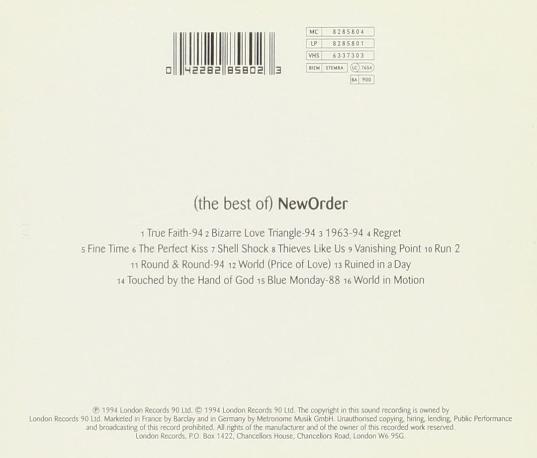 (The Best Of) NewOrder [Audio CD]