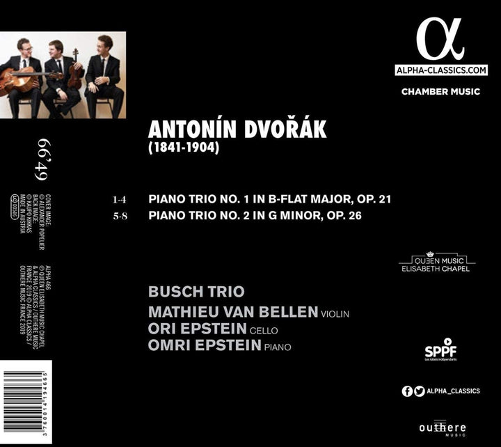 Das Florestan-Trio - Antonín Dvoák: Klaviertrios Op. 21 &amp; 26 [Audio-CD]