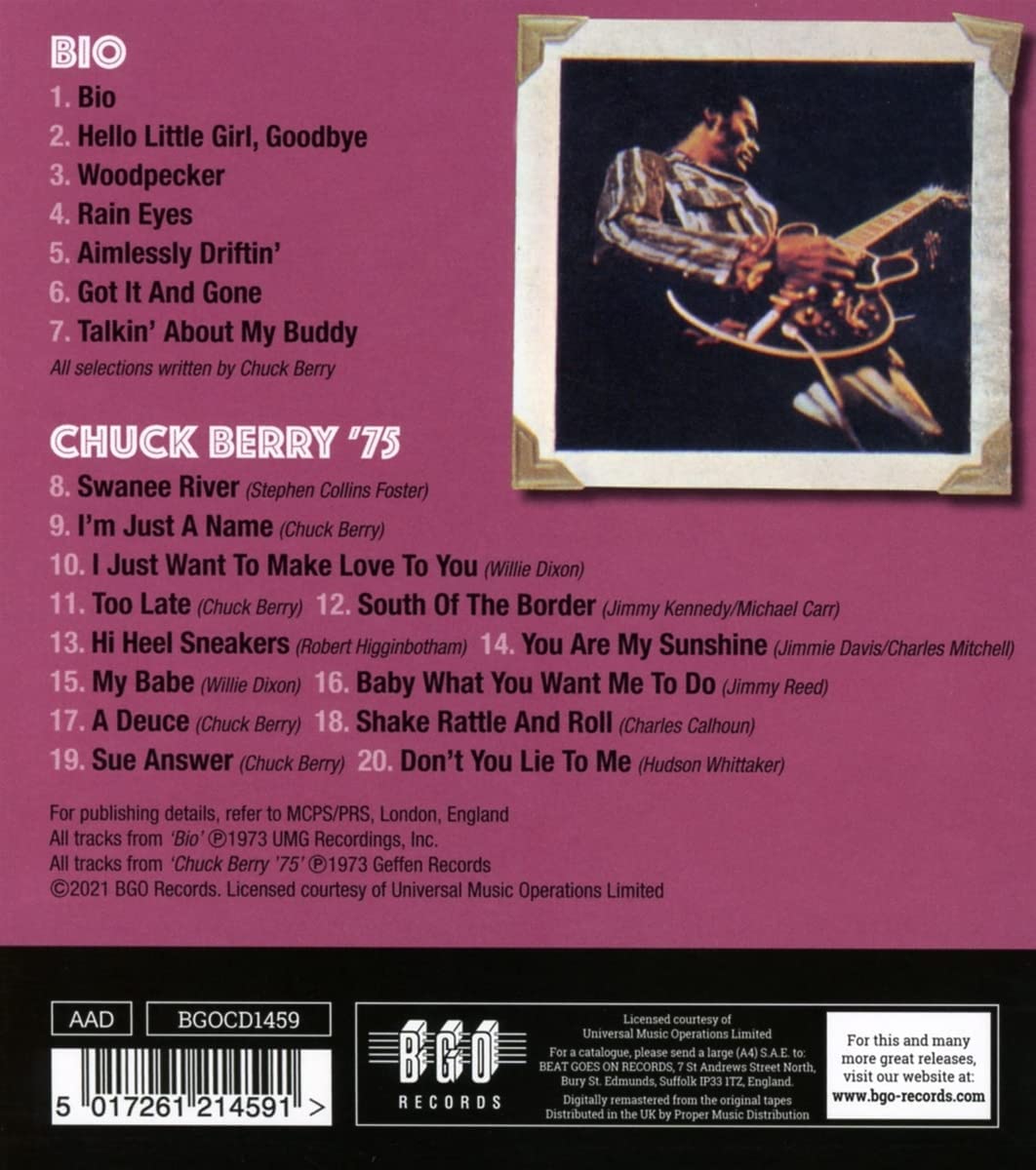 Chuck Berry - Bio/Chuck Berry '75 [Audio CD]
