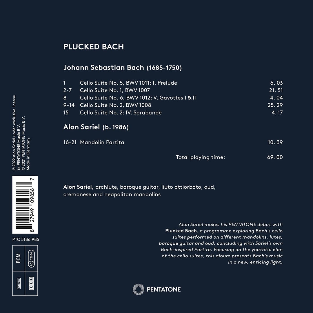 Alon Sariel – Plucked Bach [Audio CD]