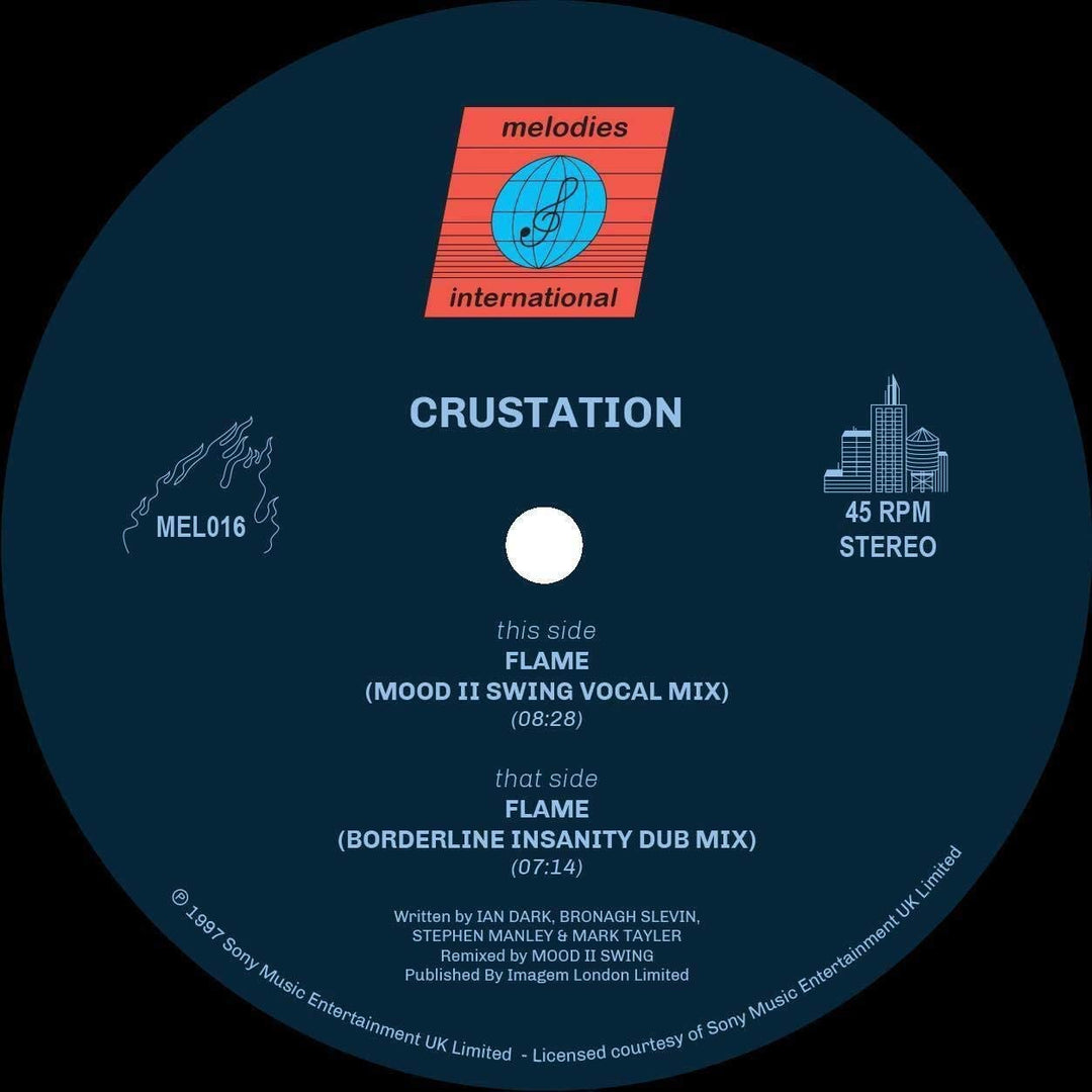 CRUSTATION – FLAME (MOOD II SWING REMIXES) [Vinyl]