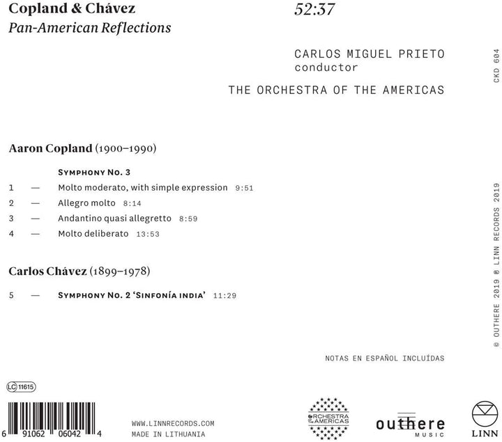 Copland &amp; Chávez: Panamerikanische Reflexionen [Audio-CD]