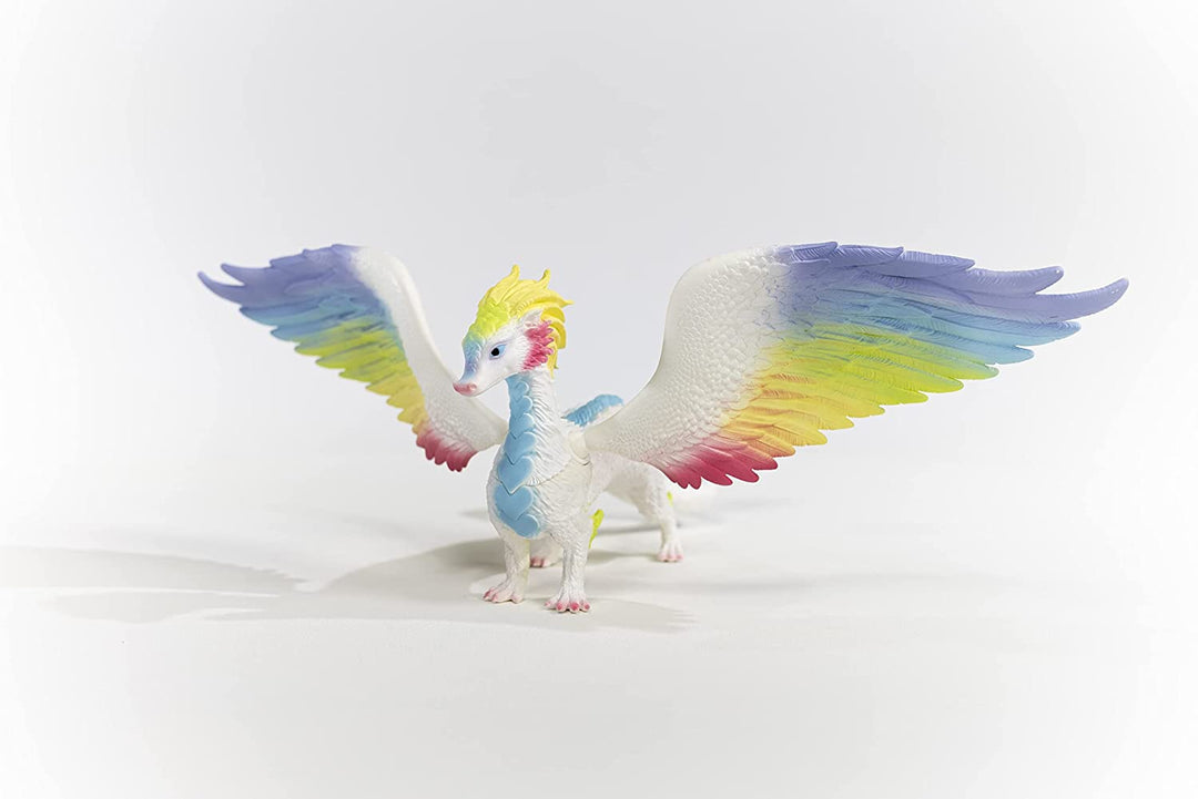 SCHLEICH 70728 bayala Regenbogendrache Figur, Mehrfarbig