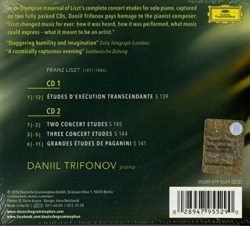 Transcendental - Daniil Trifonov Plays Franz Liszt - Daniil Trifonov [Audio CD]