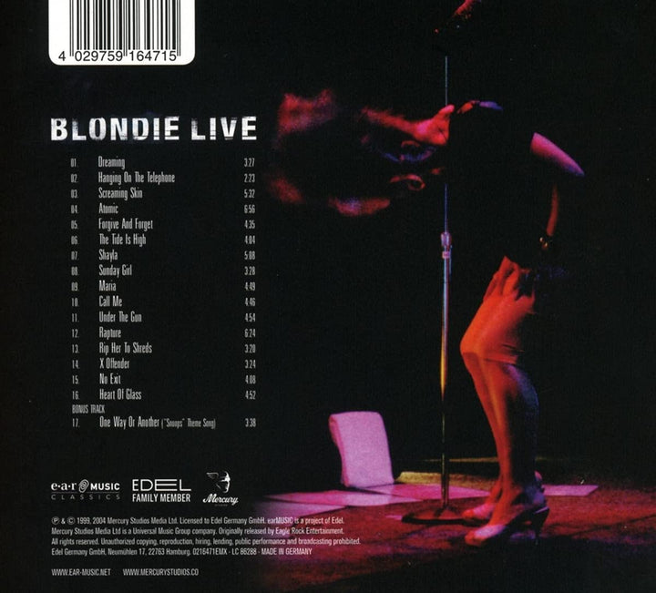 Blondie – Live 1999 (Ear+Eye-Serie) [Audio-CD]