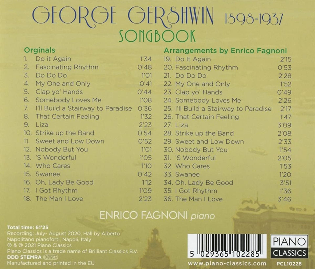 Gershwin: Songbook [Audio-CD]