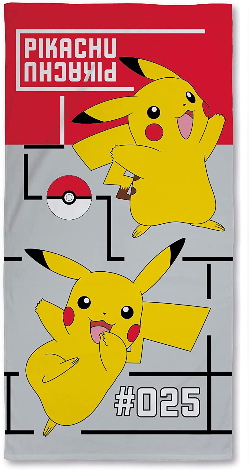 Pokemon-Badetuch, 70 x 140 cm, 100 % Baumwolle