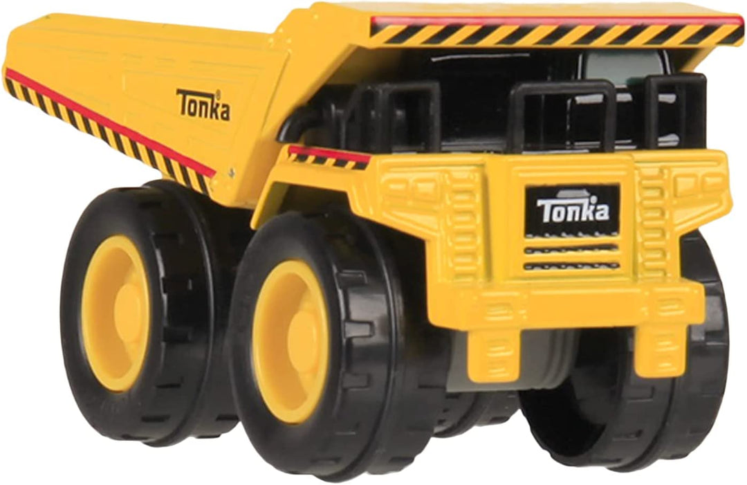 Tonka 6119 Metal Movers Dig and Dirt Spielset, Bau-LKW-Spielzeug für Kinder, Kinder-Konstruktionsspielzeug für Jungen und Mädchen, interaktives Fahrzeugspielzeug mit Zubehör, Spielzeug-LKW für Kinder ab 3 Jahren