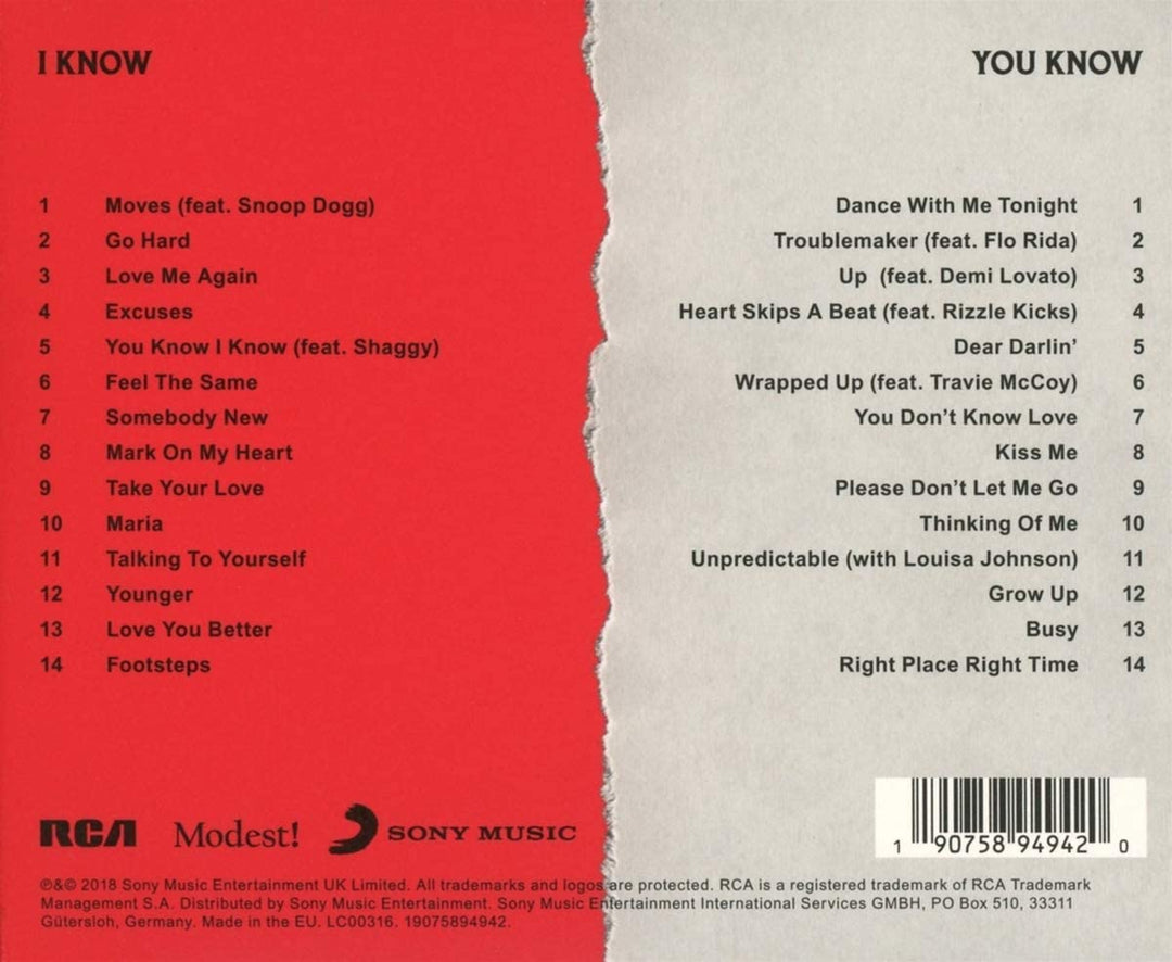 Olly Murs - You Know, I Know (Deluxe) [Audio CD]