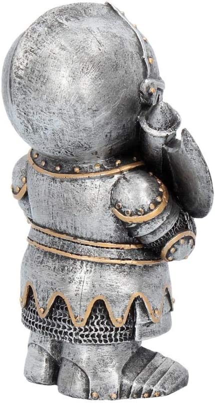 Nemesis Now Sir Chopalot Figur 16 cm Silber