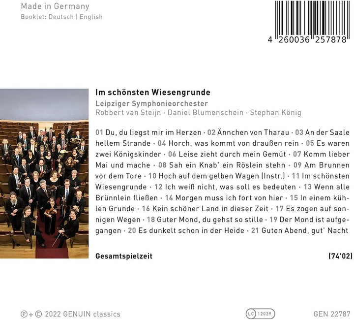 Im Schönsten Wiesengrunde [Leipziger Symphonieorchester; Daniel Blumenschein; [Audio-CD] 