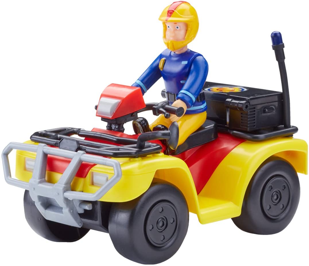 Feuerwehrmann Sam Quad Bike mit Sam Figur