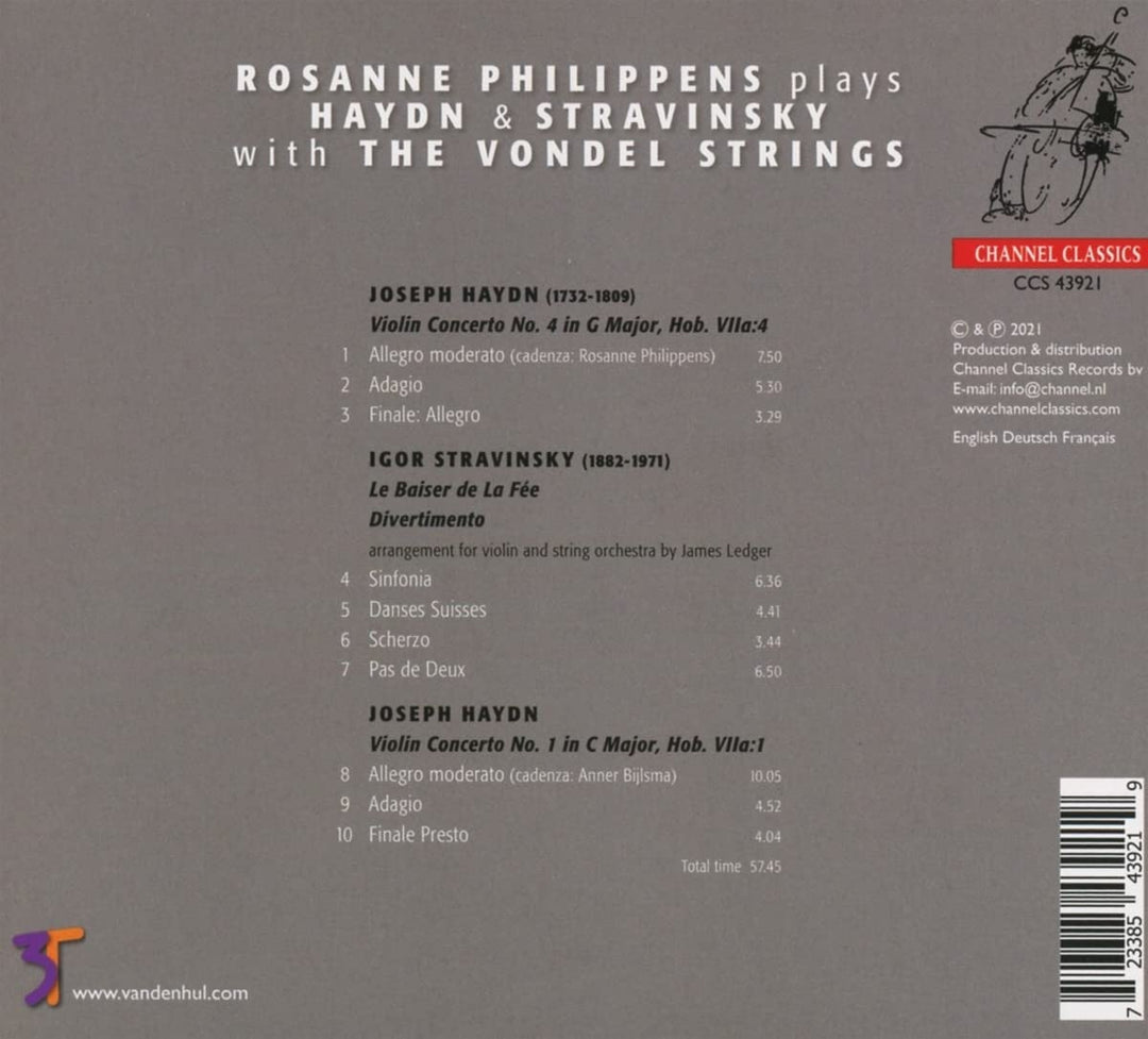 Rosanne Philippens spielt Haydn und Strawinsky [Audio-CD]