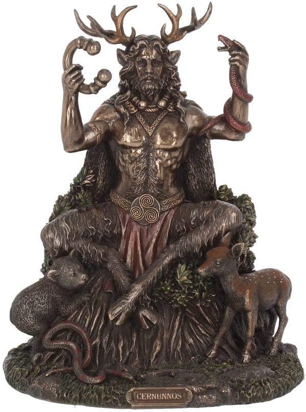 Nemesis Now Cernunnos und Tiere 23 cm Figur, Bronze