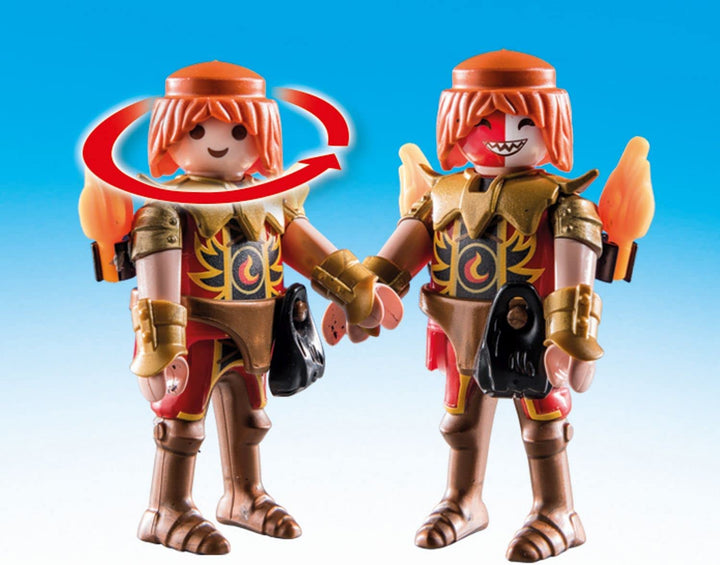 Playmobil 71212 Novelmore vs. Burnham Raiders – Duell, Spielset geeignet für ca