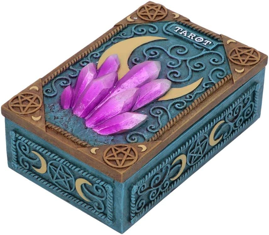 Nemesis Now Crystalline Tarot Box 14,4 cm, Blau