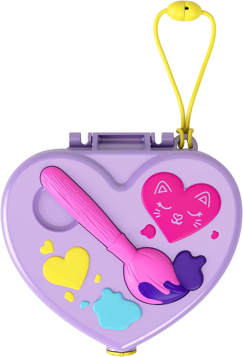 Polly Pocket Starring Shani Art Studio Compact, Micro Shani &amp; Friend Dolls, 5 Re