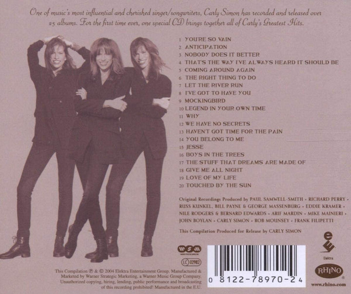 Reflections - Carly Simon's Greatest Hits [Audio CD]