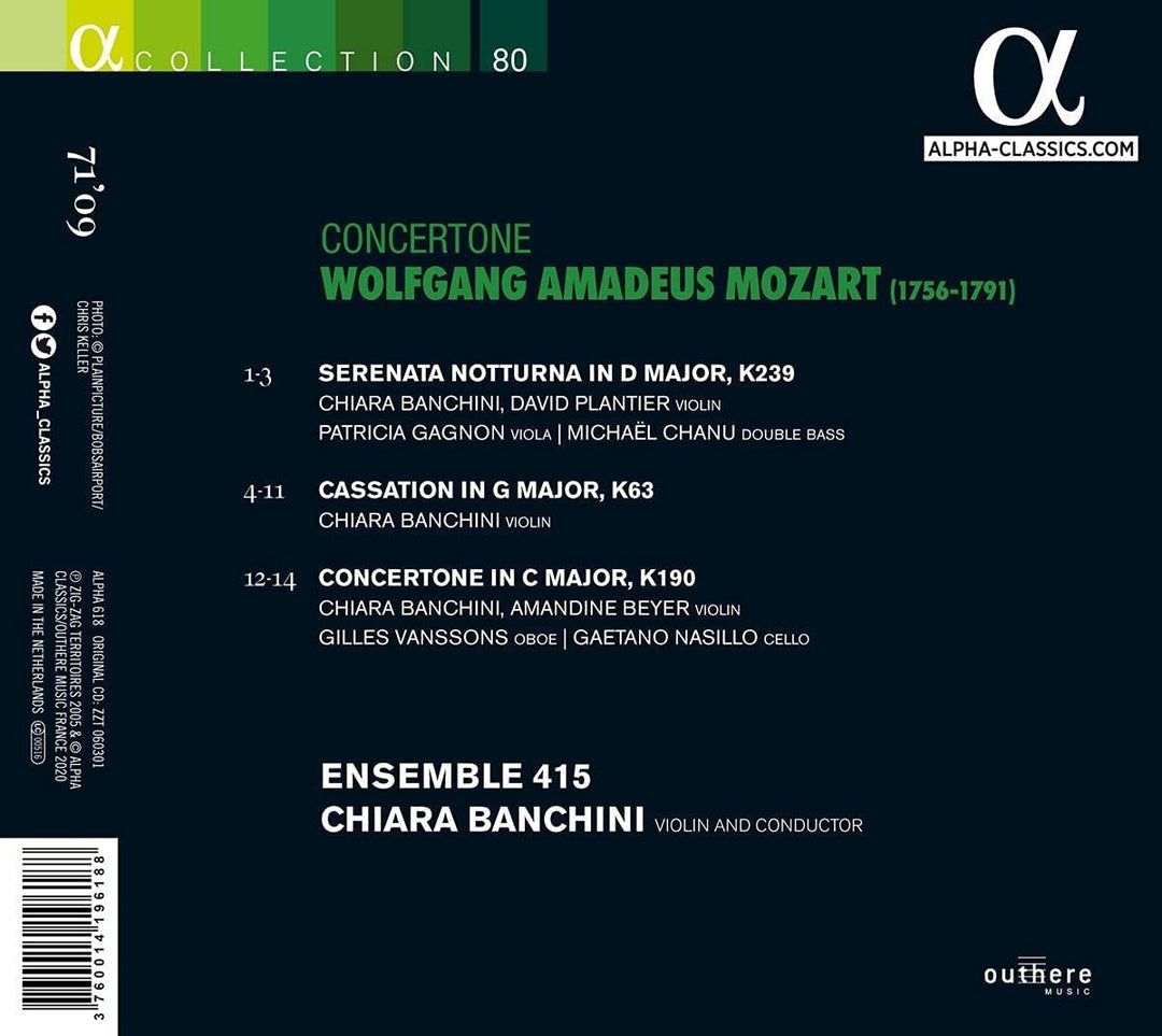 Mozart: Concertone [Audio-CD]