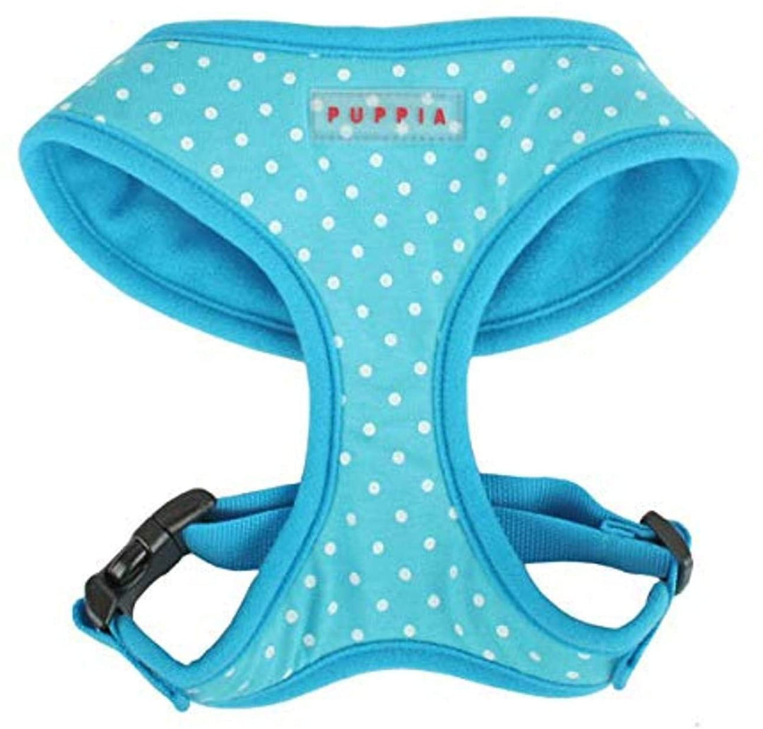 Puppia Dotty Geschirr, Extra Small, Himmelblau