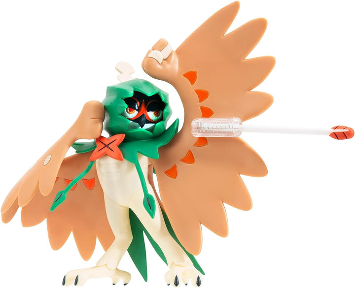 Pokemon PKW3038 Feature 4.5-Inch Decidueye Battle Figure with Arrow Launcher