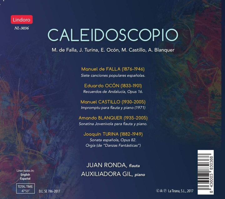 Juan Ronda &amp; Auxiliadora Gil - Ocón: Caleidoscopio [Audio CD]