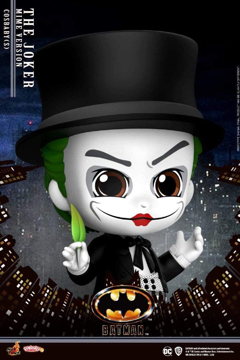 Figura coleccionable de The Joker (Mime) Cosbaby de Hot Toys Batman