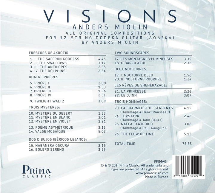 Anders Miolin - Visions [Audio CD]