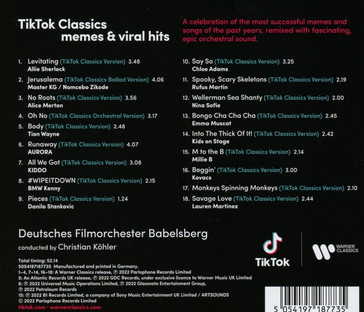 TikTok-Klassiker – Memes und virale Hits [Audio-CD]