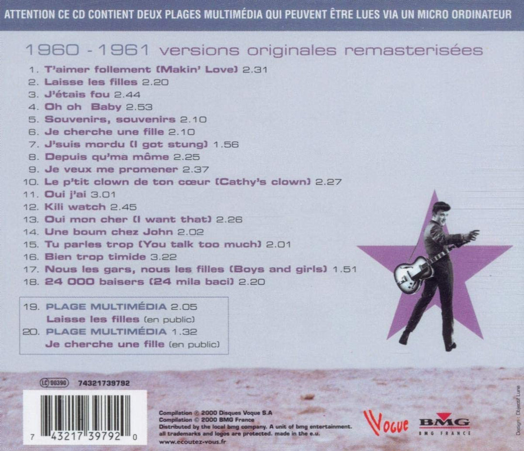 Hallyday Johnny – Mes Jeunes Annees [Audio CD]