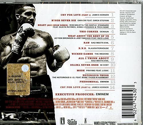 John Leitham – Southpaw – Musik aus und inspiriert vom Film [Audio-CD]