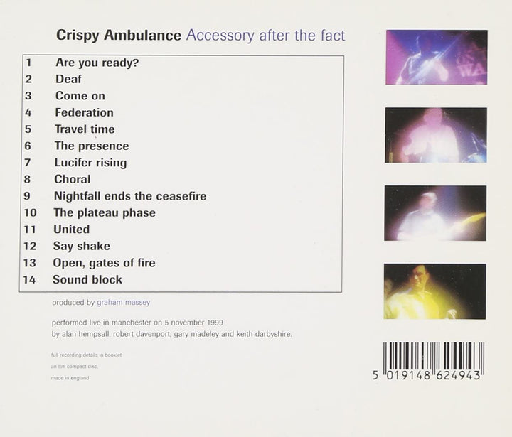 Crispy Ambulance – Accessoire After The Fact [Audio-CD]