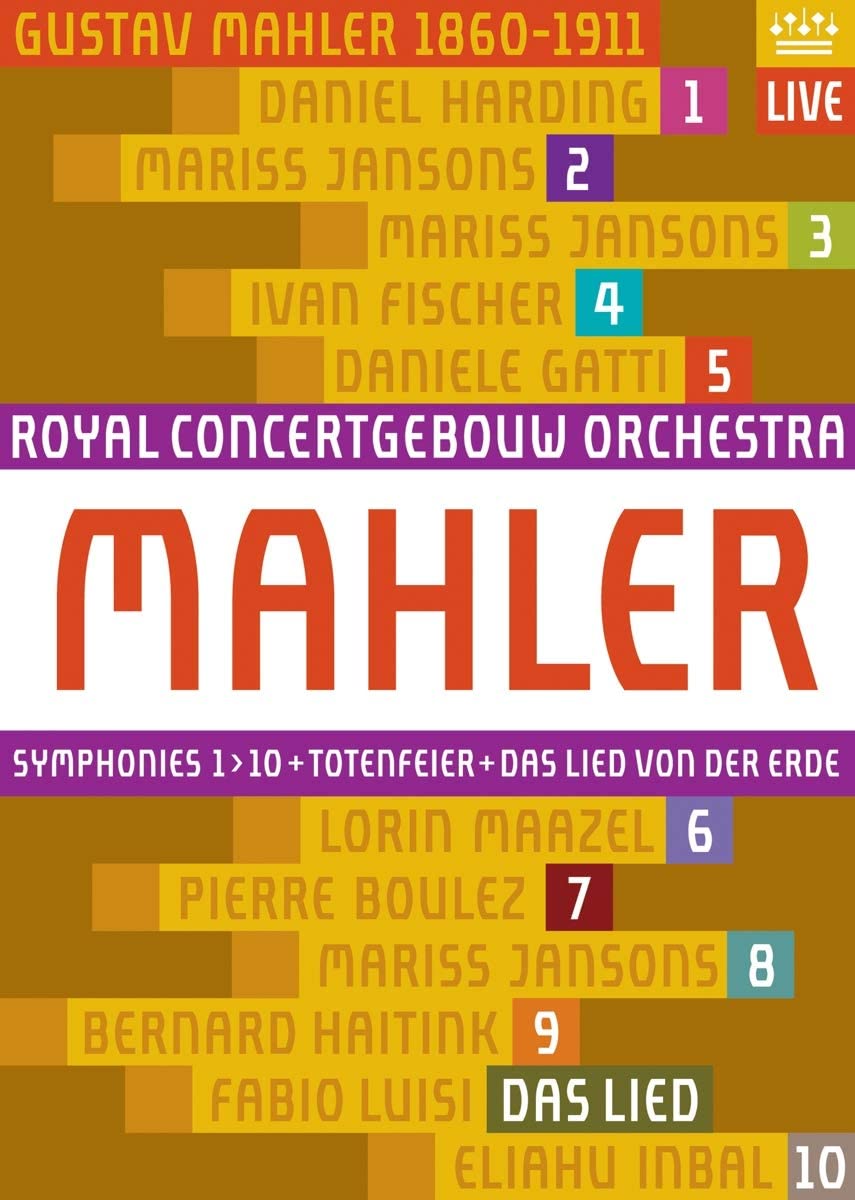 Mahler: Sinfonien Nr. 1-10 &amp; Das Lied von der Erde [2013] [DVD]