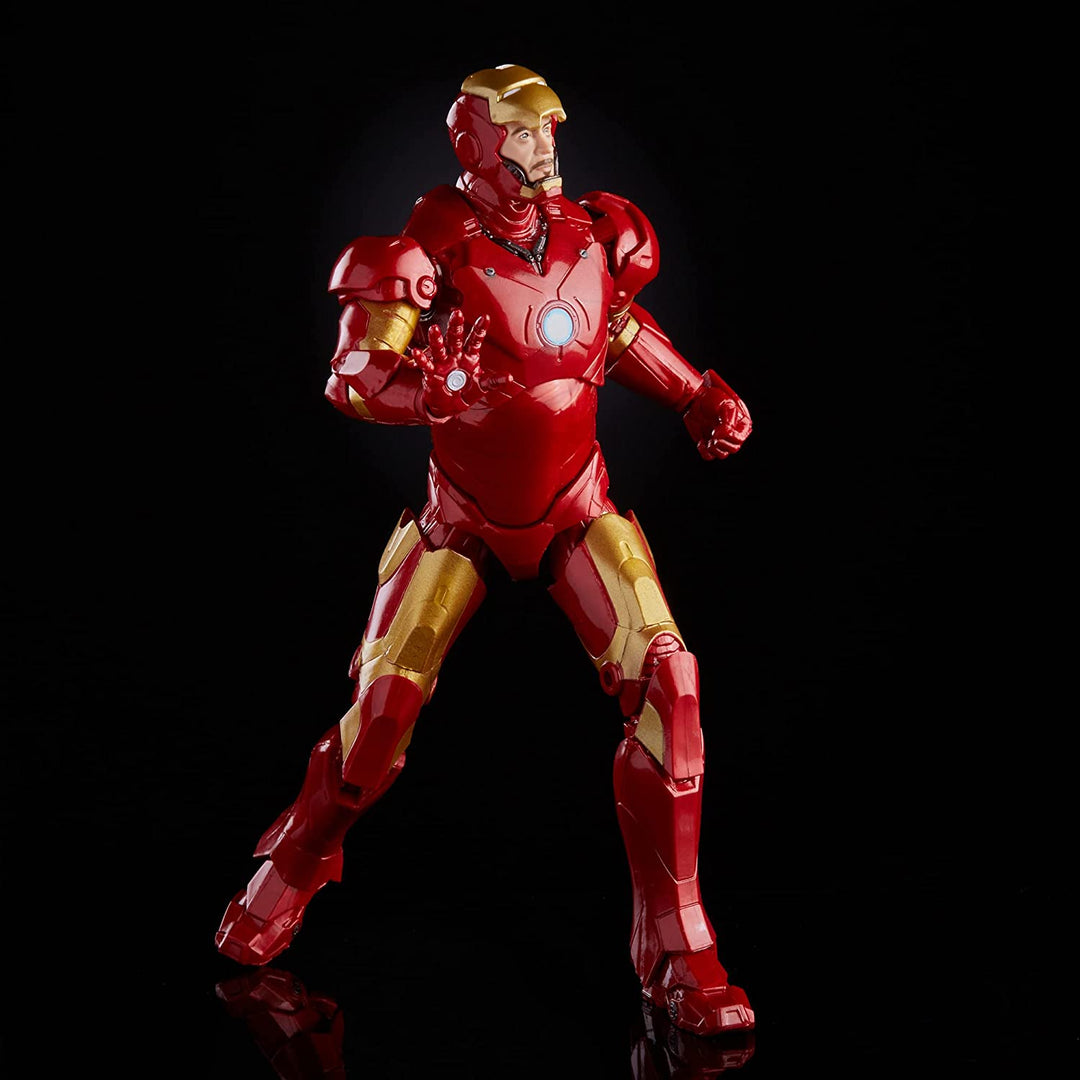 Hasbro Marvel Legends Series 15 cm große Actionfigur Iron Man Mark 3, inklusive Premium-Design und 5 Zubehörteilen