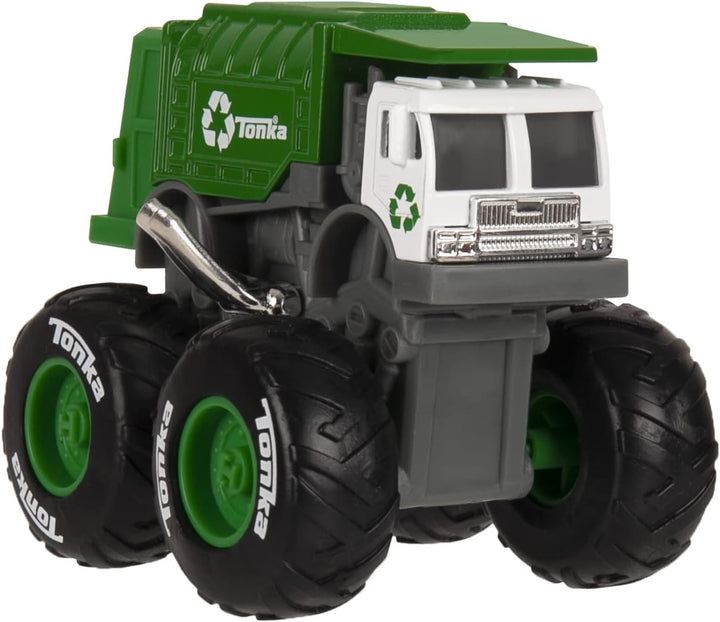 Tonka Basic Fun 06162 Monster Metal Movers Combo Pack – City Service Spielfahrzeug