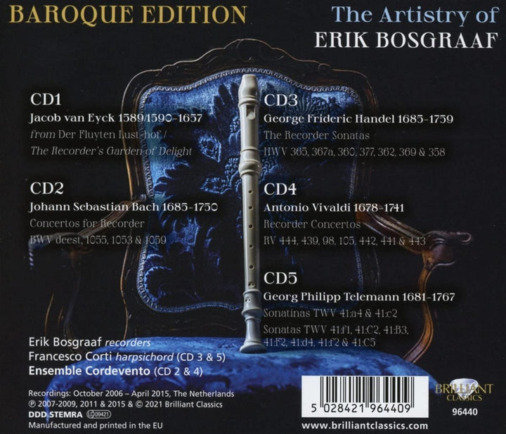 Barockausgabe, The Artistry of Erik Bosgraaf [Audio-CD]