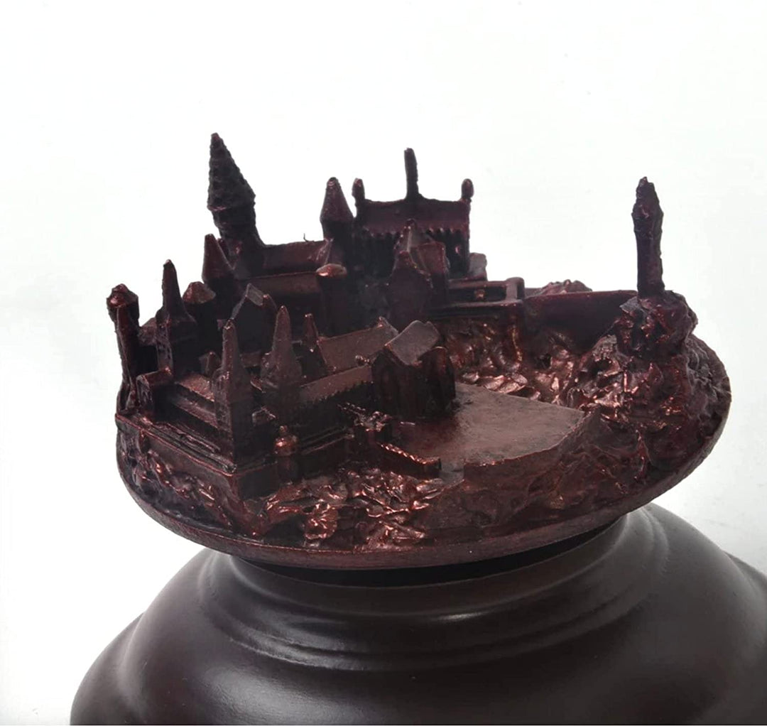 The Noble Collection Harry Potter Dementoren-Kristallkugel – 12,5 cm (5 Zoll) Zinn-Dementoren rund um das Schloss Hogwarts – offiziell lizenzierte Filmset-Film-Requisiten-Geschenke