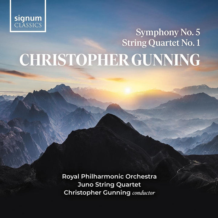 Gunning, Christopher - Christopher Gunning: Sinfonie Nr. 5/Streichquartett Nr. 1 [Audio CD]