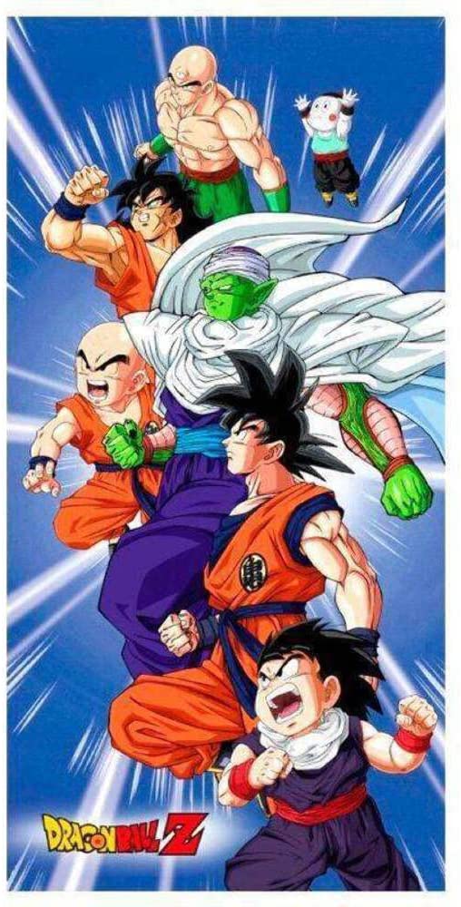 Dragon Ball Z Beach Towel - Blue - 100% Cotton