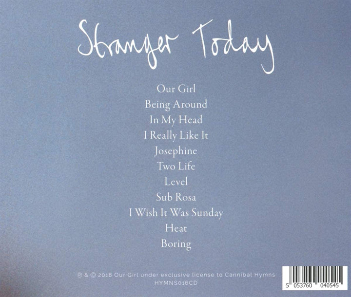 STRANGER TODAY [Audio-CD]