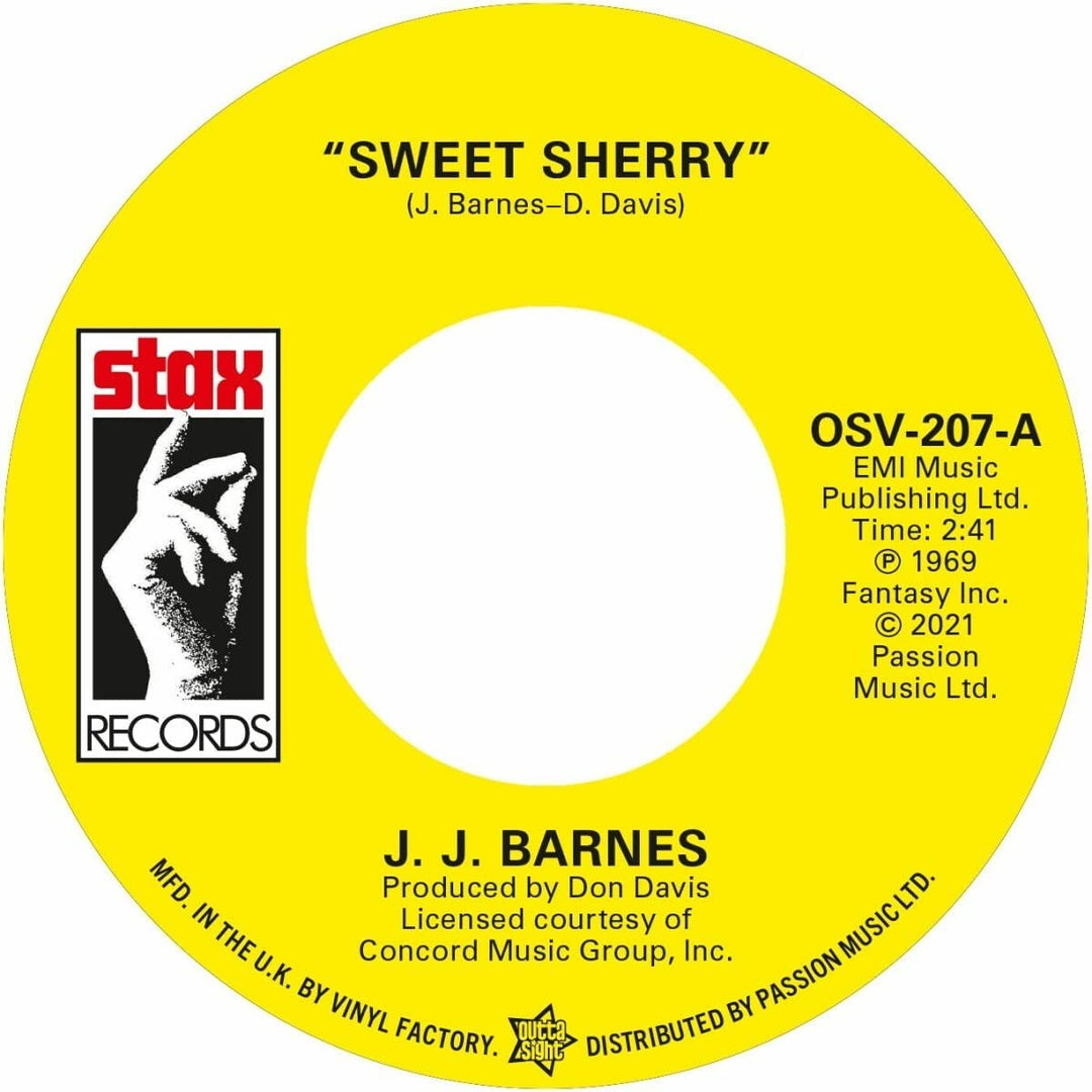 JJ Barnes – Sweet Sherry / The Whole Damn World Is Going Crazy [7" VINYL]