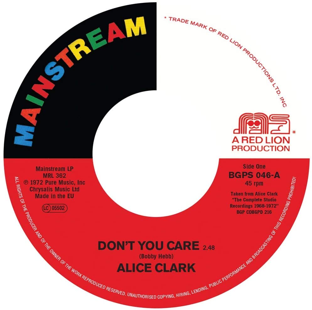 Alice Clark – Don't You Care / Never Did I Stop Loving You [Vinyl]