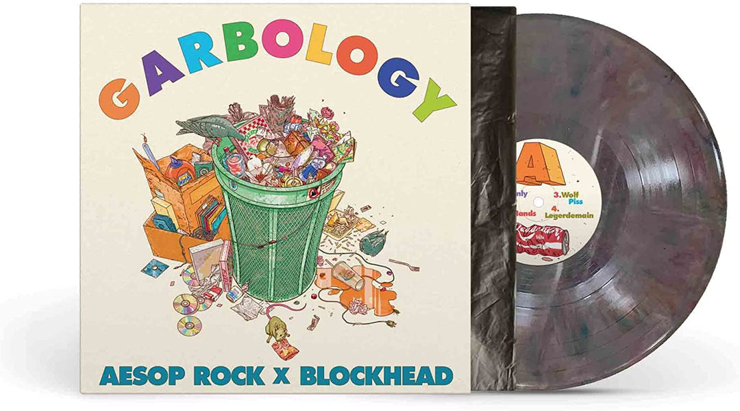 AESOP ROCK – GARBOLOGY (recycelt und zufällig gefärbt) [VINYL]